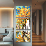 Painting by Numbers Colorful Autumn Day in The Village II 3-Panel