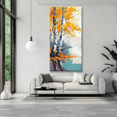 Painting by Numbers Panorama Autumn Birch