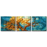 Paint by Numbers triptych Pano-147-3T