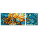 Paint by Numbers triptych Pano-147-3T