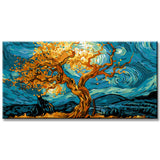 Painting by Numbers Panorama Starry Night Tree in Van Gogh Style I