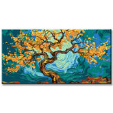 Painting by Numbers Panorama Starry Night Tree in Van Gogh Style II