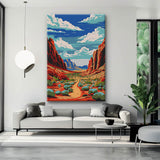 Painting by Numbers Panorama Grand Canyon Arizona