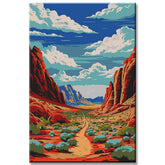 Painting by Numbers Panorama Grand Canyon Arizona