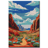 Painting by Numbers Panorama Grand Canyon Arizona