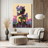 Paint by Numbers Purple Butterflies