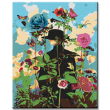 Paint by numbers wildflowers