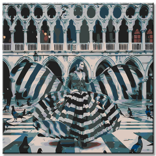 Painting by Numbers Pigeons II