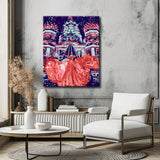 Painting by numbers Red Square Moscow