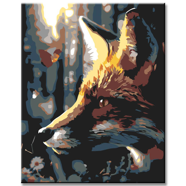 Painting by numbers The Fox and the Wasp