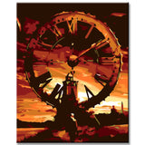 Painting by Numbers Abstract Art Time III