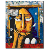 Painting by Numbers Abstract Art Eggshibition II