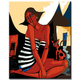 Painting by numbers Life in warm countries