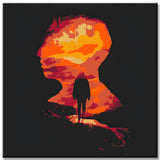 Painting by Numbers Abstract Art Love and Loneliness