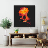 Painting by Numbers Abstract Art Love and Loneliness