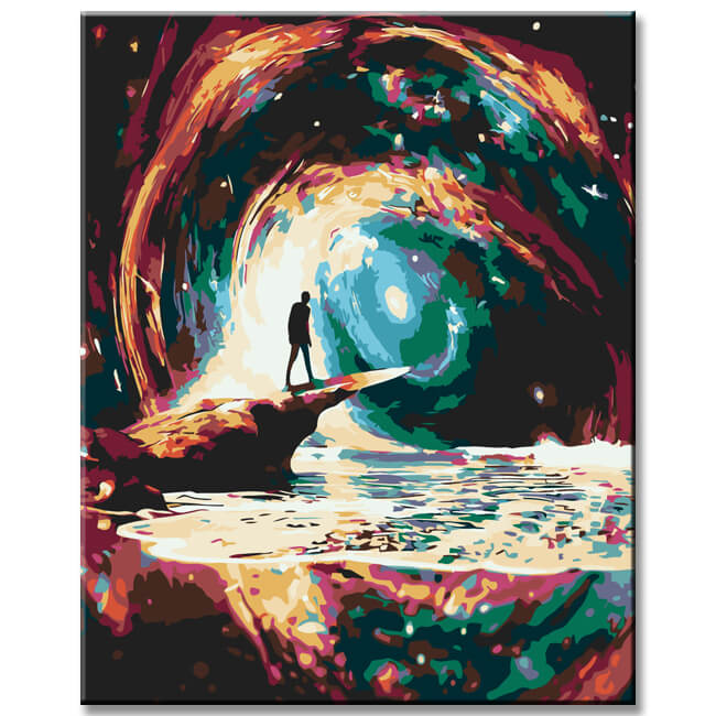 Painting by numbers space barrel