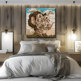 Paint by numbers Dali painting