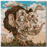 Paint by numbers Dali painting