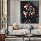 Paint by Numbers Victoria's Secret Model Portrait II