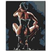 Paint by Numbers VIctoria's Secret Model Portrait II