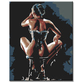 Paint by Numbers Victoria's Secret Model Portrait II