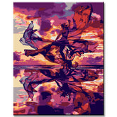 Painting by Numbers Imperial Elemental Abstract Art