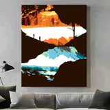 Painting by Numbers The Hike I