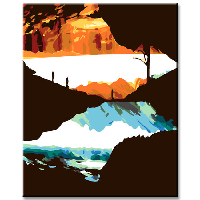 Painting by Numbers The Hike I