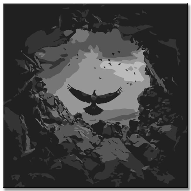 Painting by Numbers Freedom of the Eagle