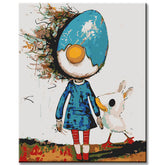 Painting by Numbers The Egg Girl Motif 3