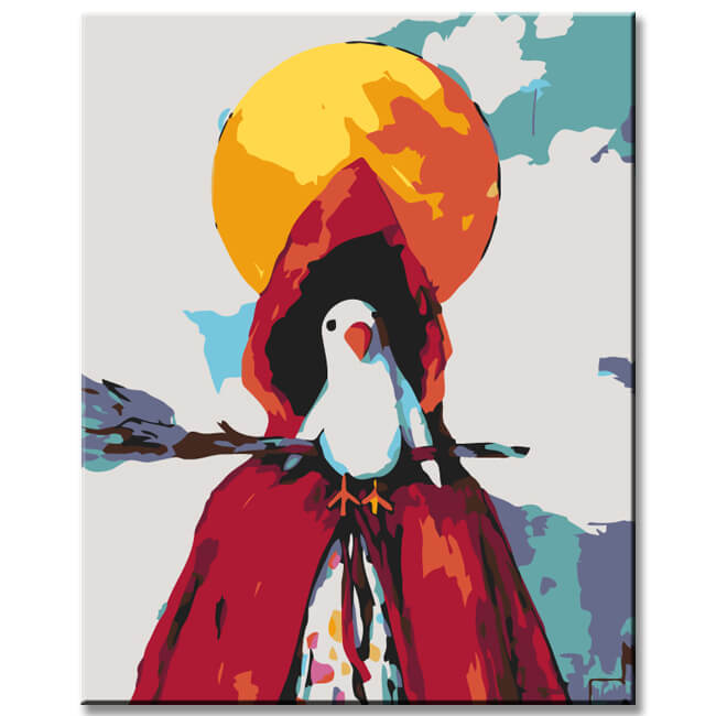 Painting by Numbers The Egg Girl Motif 6