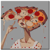 Painting by Numbers The Pizza Girl
