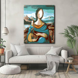 Painting by numbers Madonna with the yarn winder