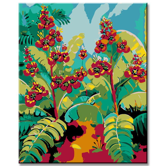 Painting by numbers Ave del Paraiso