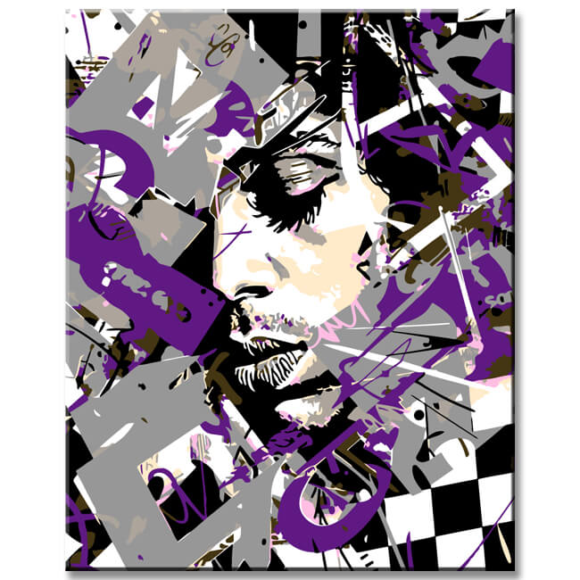 Paint by numbers pop singer