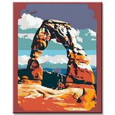 Paint by Numbers Arches National Park