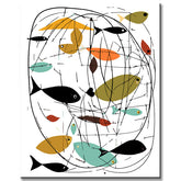 Painting by numbers fishing net