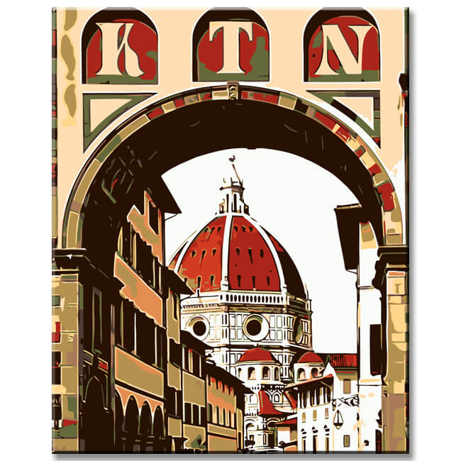 Paint by numbers Florence