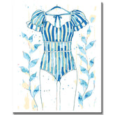 Painting by numbers vintage swimwear