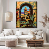 Paint by numbers travel poster of Palermo