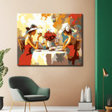 Painting by Numbers Women At The Table