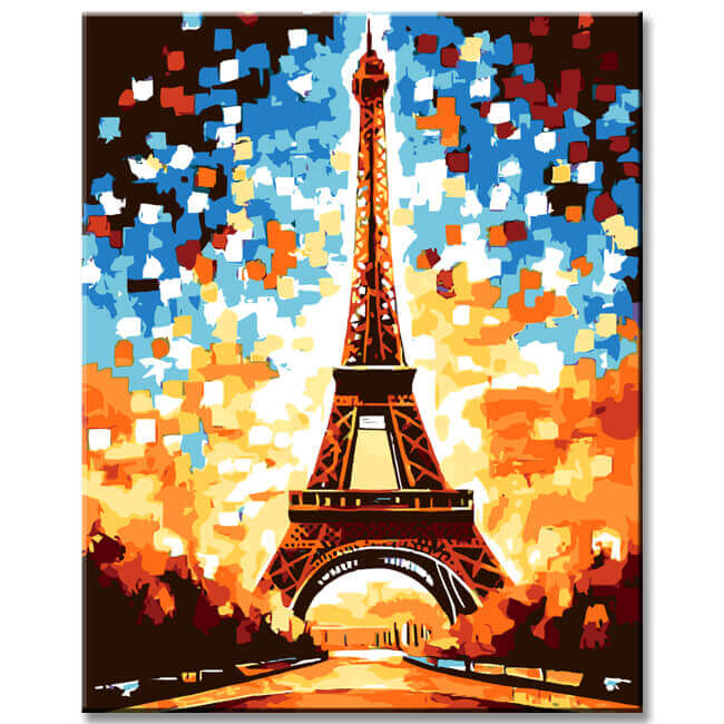 Painting by Numbers Santorini Greece