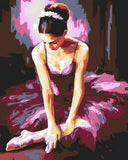 Painting by Numbers Ballet Dancer in Purple Dress