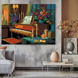 Painting by Numbers Piano Pictures