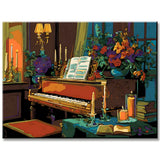 Painting by Numbers Piano Pictures