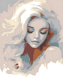 Painting by Numbers Blonde Woman