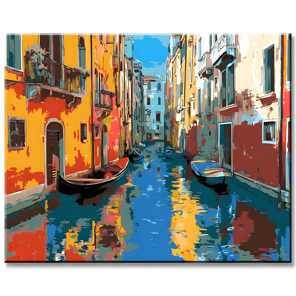 Painting by Numbers for Adults Canal Netherlands