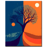 Painting by Numbers Abstract Tree Pictures