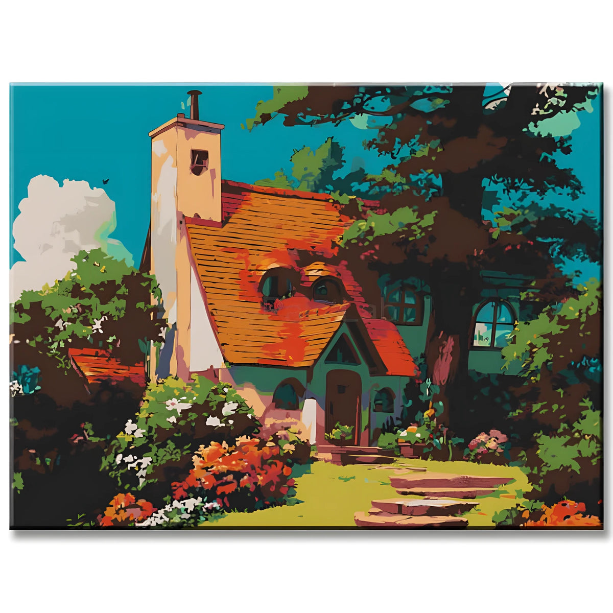 Painting by Numbers Pictures Old House