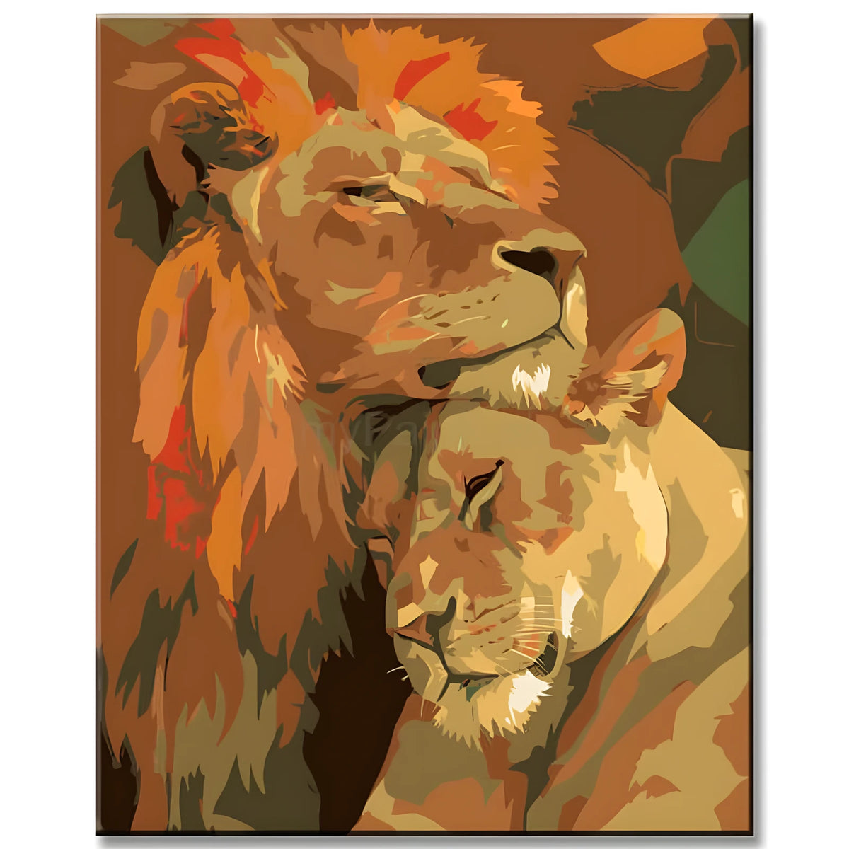 Painting by Numbers Animals Lowen Couple